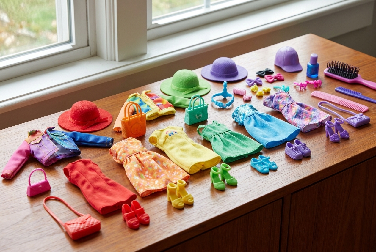 Ajouter les accessoires RAINBOW HIGH