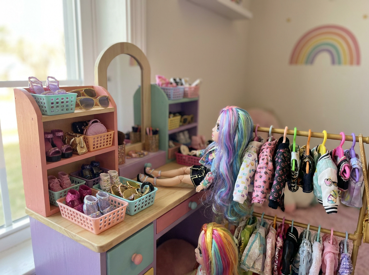 Ajouter les accessoires RAINBOW HIGH